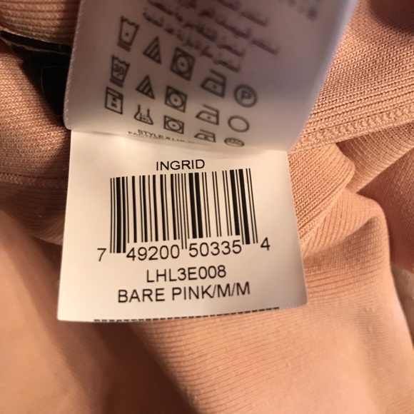 BCBG Ingrid Bare Pink A-line Skirt - Picture 8 of 8